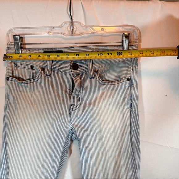 JCREW Pinstripe Toothpick Jeans size 25 - Picture 2 of 5
